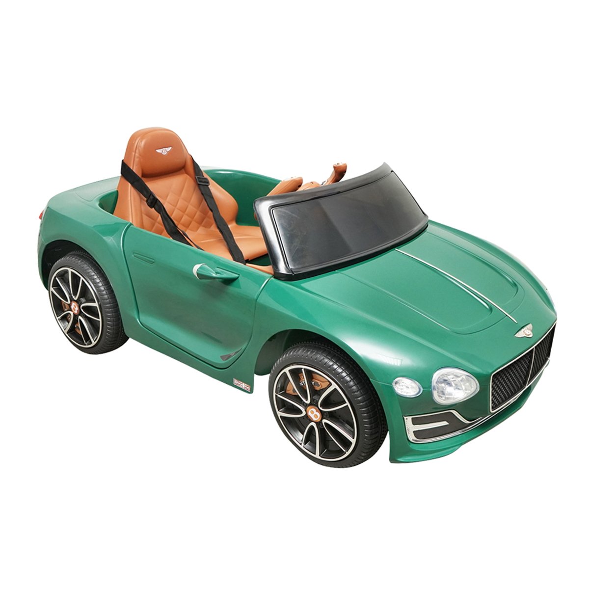 Masinuta electrica cu acumulator si telecomanda Bentley verde 6V/7Ah JE1166